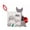 White, variant on IROINID Pretend Play Toys for Toddlers Dress Up,Educational Toy for 1 Year Boys Girls,So-ft Cloth Book Crinkle Book for Baby,Montessori Toys 0-6-12 Months,Forest Animals Cloth Book,Baby Boy Girl Gift