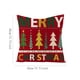 thumbnail image 5 of Fundamentos de almohada navideña con estampado de árbol de Navidad y muñeco de decoración del hogar Xihbxyly, 5 of 7