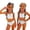 White, variant on CCRFTGI Swimsuit for Kids Girls Size 7 2 Piece Set Swim Vacation Girls Bikini Beach Vacation Bathing Suit Cute Summer Fruit Floral Print Girls Fashion Swim Suit Kids Swimwear White 9-10 Years