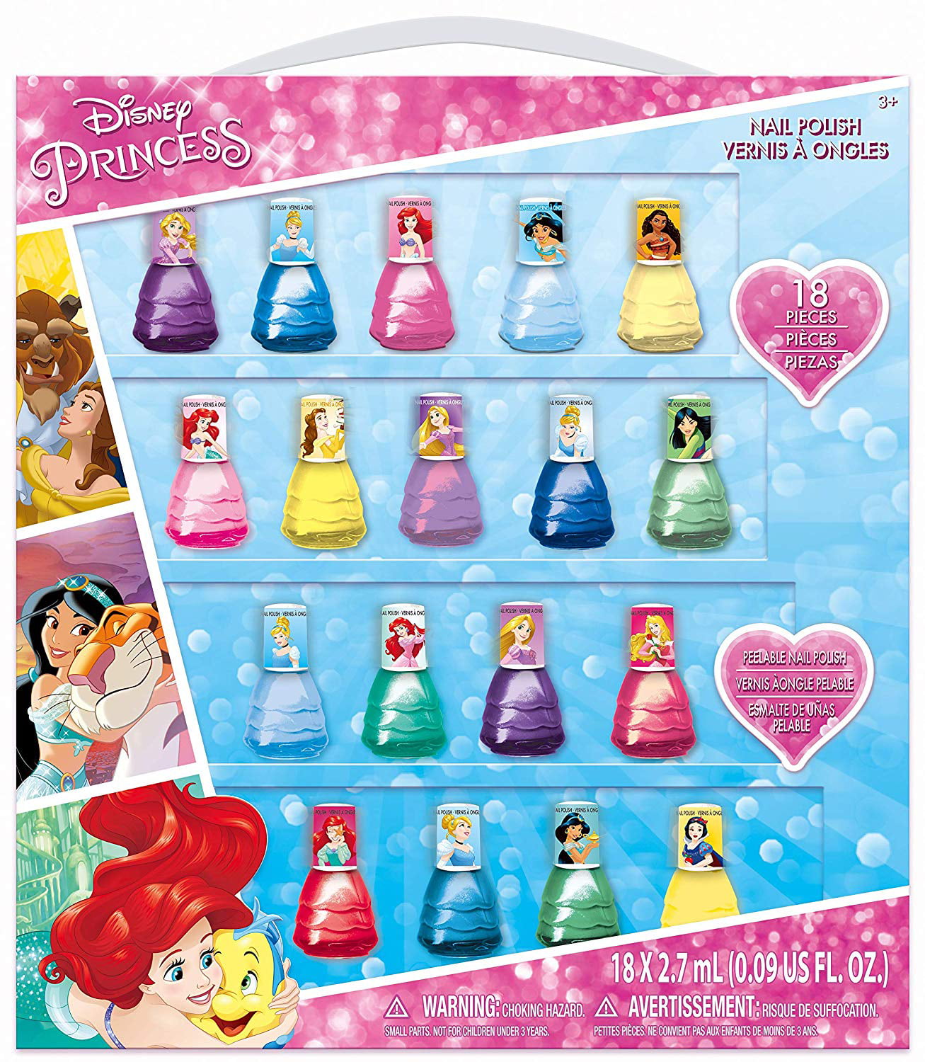 Beauty Accessories Disney Princess 18pk Nail Polish