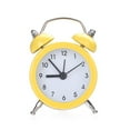 thumbnail image 1 of WIFKLSIIPG Twin Bell Silent Alloy Stainless Metal Alarm Clock(Yellow), 1 of 1