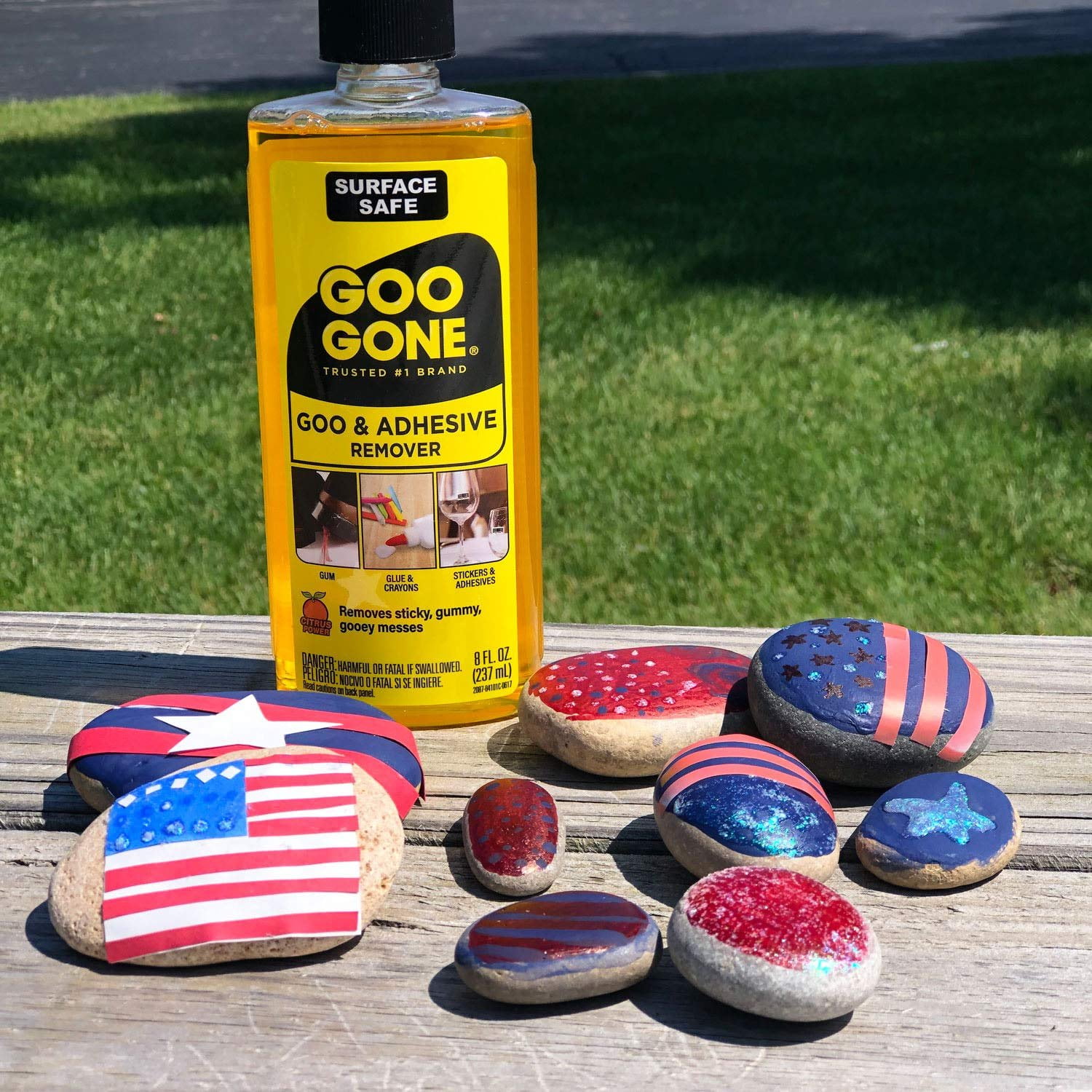 Screw goo gone, use oil abs baking soda to remove adhesives/glue