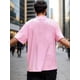 thumbnail image 5 of Playera Hombre Oversized Manga Corta Relajado Pure Color Pop, 5 of 5