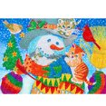 thumbnail image 1 of Taladro de pintura de diamante Muñeco de nieve con forma especial parcial para la decoración de la habitación (PA158) Hugtrwg Para estrenar, 1 of 9