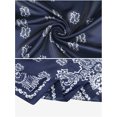thumbnail image 4 of 35" Large Square Satin Scarf Paisley Silky Hair Scarf Head Wrap Bandanas for Women, 4 of 6