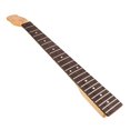 thumbnail image 1 of Electric Guitar Neck, Fine Workmanship Replacement Part 22 Frets High Hardness Guitar Fingerboard  for DIY Musical Instrument, 1 of 7