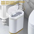 thumbnail image 2 of Cubo de Basura Inteligente Delgado de 7 l, Impermeable, con Tapa,Sensor De Movimiento, para Dormitorio, Baño, 2 of 7