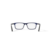 Walmart Mens M0501 Square Prescription Eyeglasses with Case, Navy Blue
