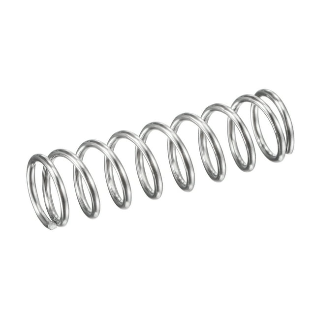 Unique Bargains 9mmx1mmx30mm 304 Stainless Steel Compression Spring 31.4N Load Capacity 10 pcs