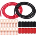 thumbnail image 1 of Cable de soldadura Taukealugs, calibre 6 AWG, cable UL1015, alimentación por batería, 1 of 8