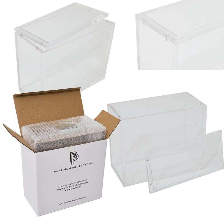 acrylic booster box case Premium Acrylic Case for Star Wars Unlimited Booster Box with Magnetic Top