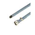 thumbnail image 2 of INSPIRE CHIC Women's Skinny Embossed Leather Belts Alloy Pin Buckle Belt Grey-blue 104cm/41'', 2 of 4