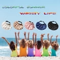 thumbnail image 3 of Holzlrgus Womens Sun Visor Hat Wide Brim UV Sun Protection Roll Up Hairband Summer Ponytail Beach Hats Travel UPF 50+, 3 of 5