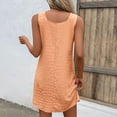 thumbnail image 5 of Elvqul Womens Pullover Mini Dress Flowy Summer Dresses Surplice Casual Sleeveless Dresses for Women Tunic, Sizes S-2X, 5 of 6