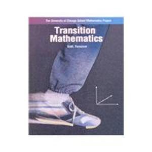 Pre-Owned Transition Mathematics (Hardcover) 067345259X 9780673452597