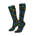 thumbnail image 2 of Fotbe Retro Truck print Women's Men's Novelty Crew Socks Cotton Socks Knee High Socks for Walking,Running,Nurses,Pregnancy, 2 of 9