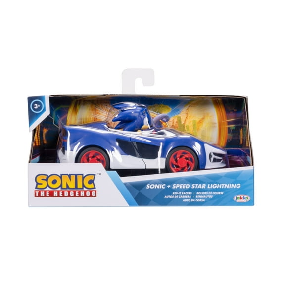 Sonic Speed Star Lightning Rev-it Racer Toy Car for Child Ages 3 