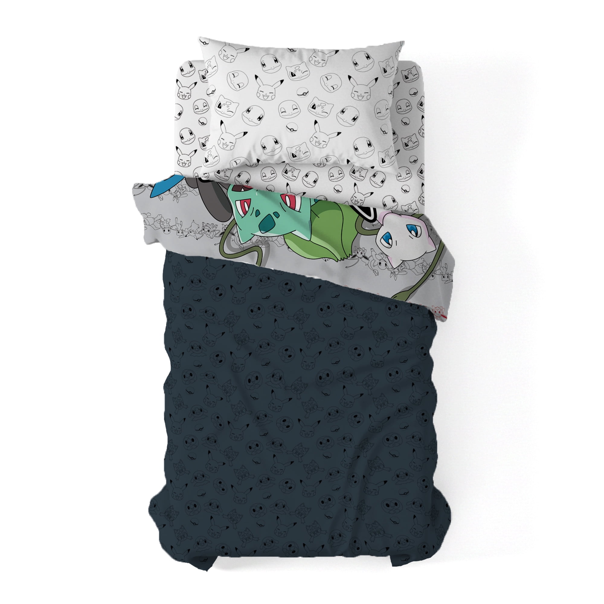 Pokemon Battle Squad Twin Bed in a Bag Set with Comforter & Sheet