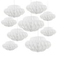 thumbnail image 5 of OIUR Cloud Hanging Honeycomb Decoration 3D Artificial Clouds Honeycomb Ornaments for Wedding Birthday Nursery Room Baby Shower Decor, 5 of 7