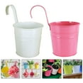 thumbnail image 4 of FELTECHELECTR Floral Buckets Storage Container Balcony Decoration 2Pcs, 4 of 5