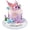 Pink, variant on 21pcs Mermaid Cake Topper - Mermaid Tail Cake Decorations with Seaweed Shells Starfish Coralal Under the Sea Cake Decorations for Birthday Party Decorations