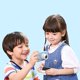 thumbnail image 2 of Cámara blanca de juguete para niños, cámara Selfie recargable con pantalla HD de 2,0 pulgadas, lente electrónica de 800w/1080P oso de fresa  Hogar, 2 of 5