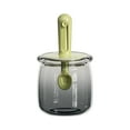 thumbnail image 2 of Olla de vidrio para condimentos con cepillo de silicona ajustable telescópico | Contenedor de almacenamiento de especias sellado | Grado alimenticio de alta temperatura | Fácil de limpiar | Botella, 2 of 4