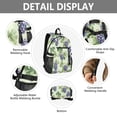 thumbnail image 4 of JIALIOU 14" Laptop Backpack Waterproof Airline Approved Stylish Casual Daypack for Travel Business College Work, Grape with Leaves, 4 of 8