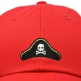 thumbnail image 2 of DALIX Pirate Hat Mens Womens Baseball Cap in Red, 2 of 7