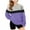 Purple, variant on Maean Kids Girls Crewneck Sweatshirts Oversized Loose Long Sleeve Pullover Sweatshirt Clothes
