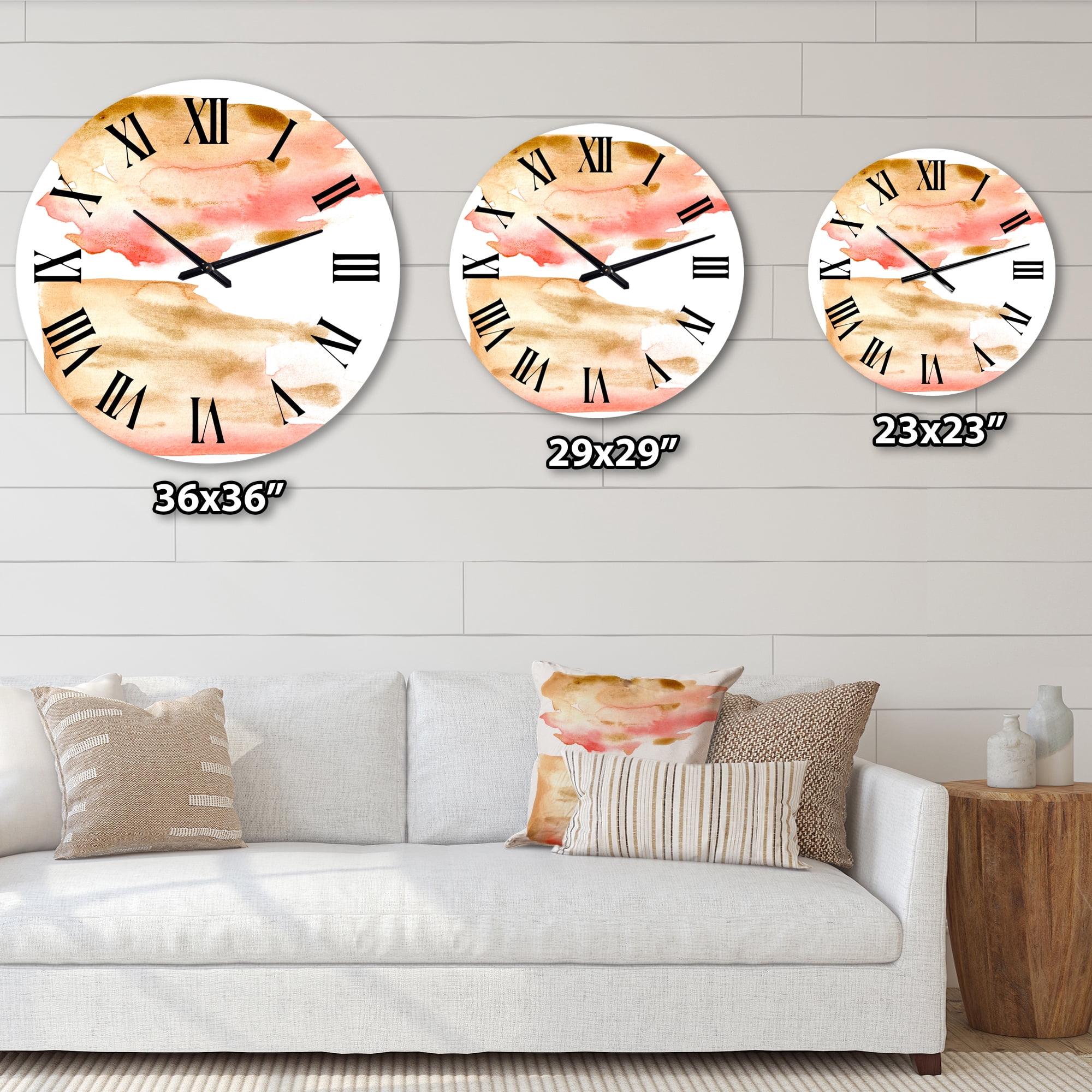 Designart 1 in Quartz Modern/Contemporary Wall Clock