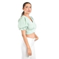thumbnail image 2 of Crop top con abertura Roman Fashion /Juvenil, 0604 (Verde) verde G, 2 of 4