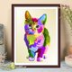 thumbnail image 5 of Cuadros Decorativos 5D DIY Diamond Painting Kits Color Cat Full Square Drill Wall Art (20X30CM) Tmvgtek embutido en tela, 5 of 6