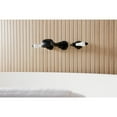thumbnail image 4 of Kingston Brass KS5020PL  Two-Handle Wall Mount Roman Tub Faucet, Matte Black, 4 of 7