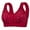 Red, variant on Yievot Women's Front Closure Bras Full-coverage Bra Senior Comfortable Front-Closing Wirefree Bra for Older Women Push Up Everyday Bras
