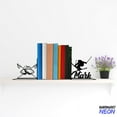 thumbnail image 4 of Handmadetneonsign Skiing Man Metal Bookends, Skiing Man Name Bookend, Skiing Table Bookshelf Decor 045021, 4 of 4