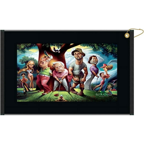 Devant Bushwood Caddyshack Tribute Towel Black/White