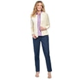 thumbnail image 6 of Turtle Bay New York Women's Classic Button Front Cable Knit Cardigan in Soft Acryllic, 6 of 7