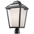 thumbnail image 1 of 1 Light Outdoor Post Mount Light 532PHBR-BK, 1 of 1