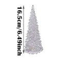 thumbnail image 3 of Tarmeek 3 Pcs Table Top Christmas Tree with Lights, Acrylic 6.5In Mini Colorful LED Christmas Tree Night Light Tabletop for Home Xmas Party Ornaments Christmas Tree Light Decorations Indoor, 3 of 6