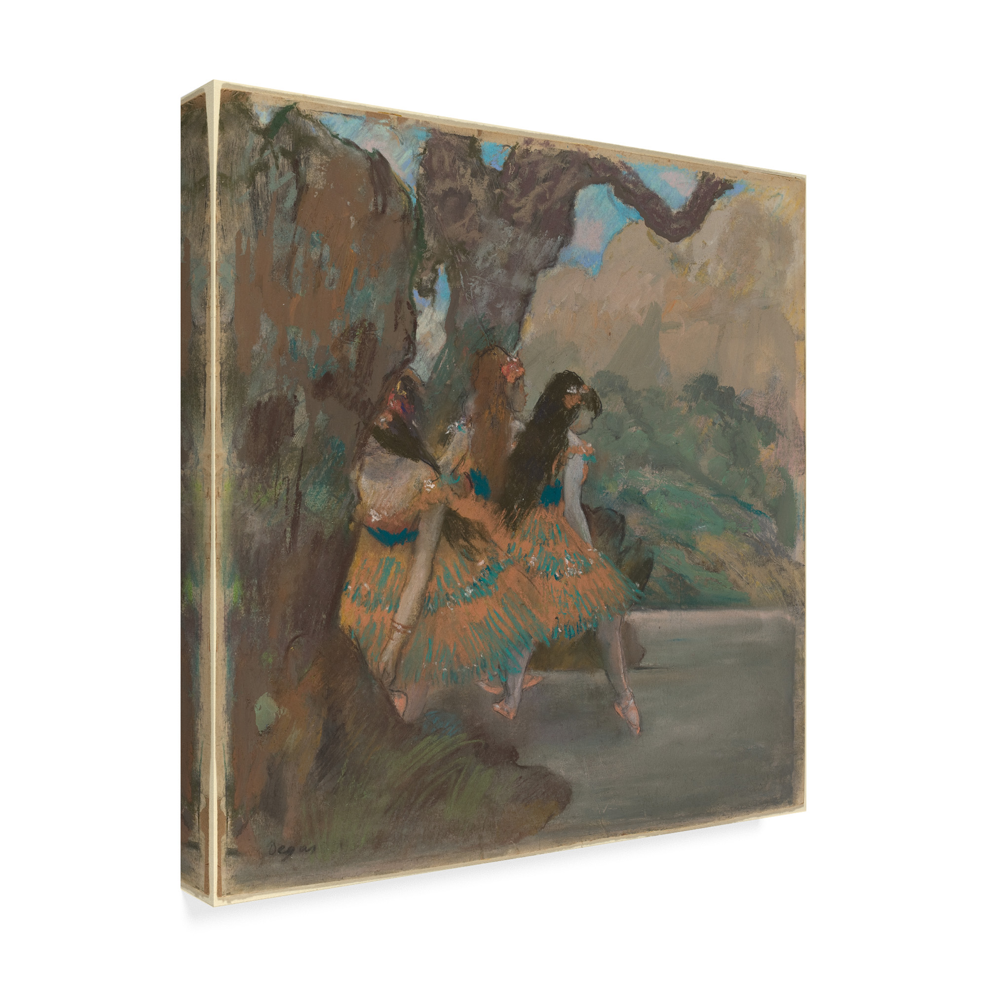 Trademark Fine Art 'The Ballet Dancers' Canvas Art by Edgar Degas
