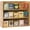 Large, variant on 3 Tier Bamboo Tea Bag Organizer Storage Box with Acrylic, Wall Mount Tea Chest for Kitchen Pantry