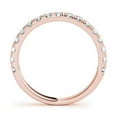 thumbnail image 3 of Mauli Jewels Women's 0.50 Carat Diamond Wedding Band in 14K Rose, White & Yellow Gold, 3 of 5