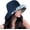Xinm001-navy, variant on Women Summer Sun Hat Wide Brim Wired Edge Floral Beach Bucket Hats Reversible Foldable Travel UV Protection Lady Hat