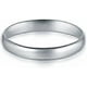 thumbnail image 2 of 925 Sterling Silver Ring High Polish Plain Dome Tarnish Resistant Comfort Fit Wedding Band Gifts for Special Occasions 2mm 3mm Ring Size 4-12, 2 of 4
