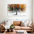 thumbnail image 2 of Elephant Stock Festival Flavour Tree Wall Art - Horizontal Multi Panel Canvas - Living Room Wall Decor - Floral And Botanical Multi Panel - White And Black Decor By Ashvin Harrison - 57" x 36", 2 of 8