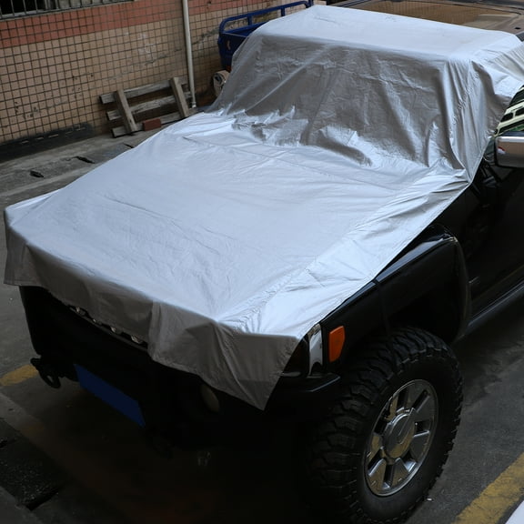 TINKI Windshield Snow Cover Compatible with Hummer H3 2005-2009, Waterproof/Windproof/Dustproof/Sun Protection/Car Windshield Cover Winter Summer