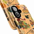 thumbnail image 2 of Curious Halloween Monkey Phone Case, Pumpkin & Fall Cartoon Design Cover for iPhone 17 16 15 14 13 12 11 Pro Max Plus Mini, 2 of 6