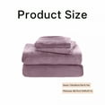 thumbnail image 2 of AUQ Extra Soft Velvet Plush Queen Micro Fleece Sheet Set Deluxe Microplush Non Pilling Sheets,Deep Pocket Velvet Luxe Collection 3 Pcs, 2 of 7
