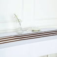 thumbnail image 3 of BalsaCircle 12" x 108" Gold White Stripes Satin Table Top Runner Linens Dinner Decorations, 3 of 7